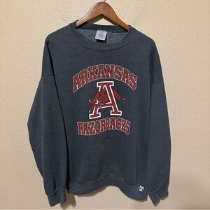 Vintage Logo 7 Arkansas Razorbacks Sweatshirt